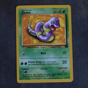 Vintage Pokemon 1999-2000 "Ekans" Trading/Playing Card